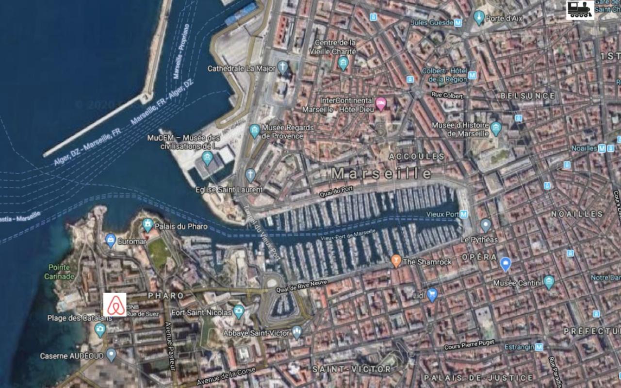 Appartement Le Suez au bord de mer Catalans/Pharo by Weekome Marseilles Buitenkant foto